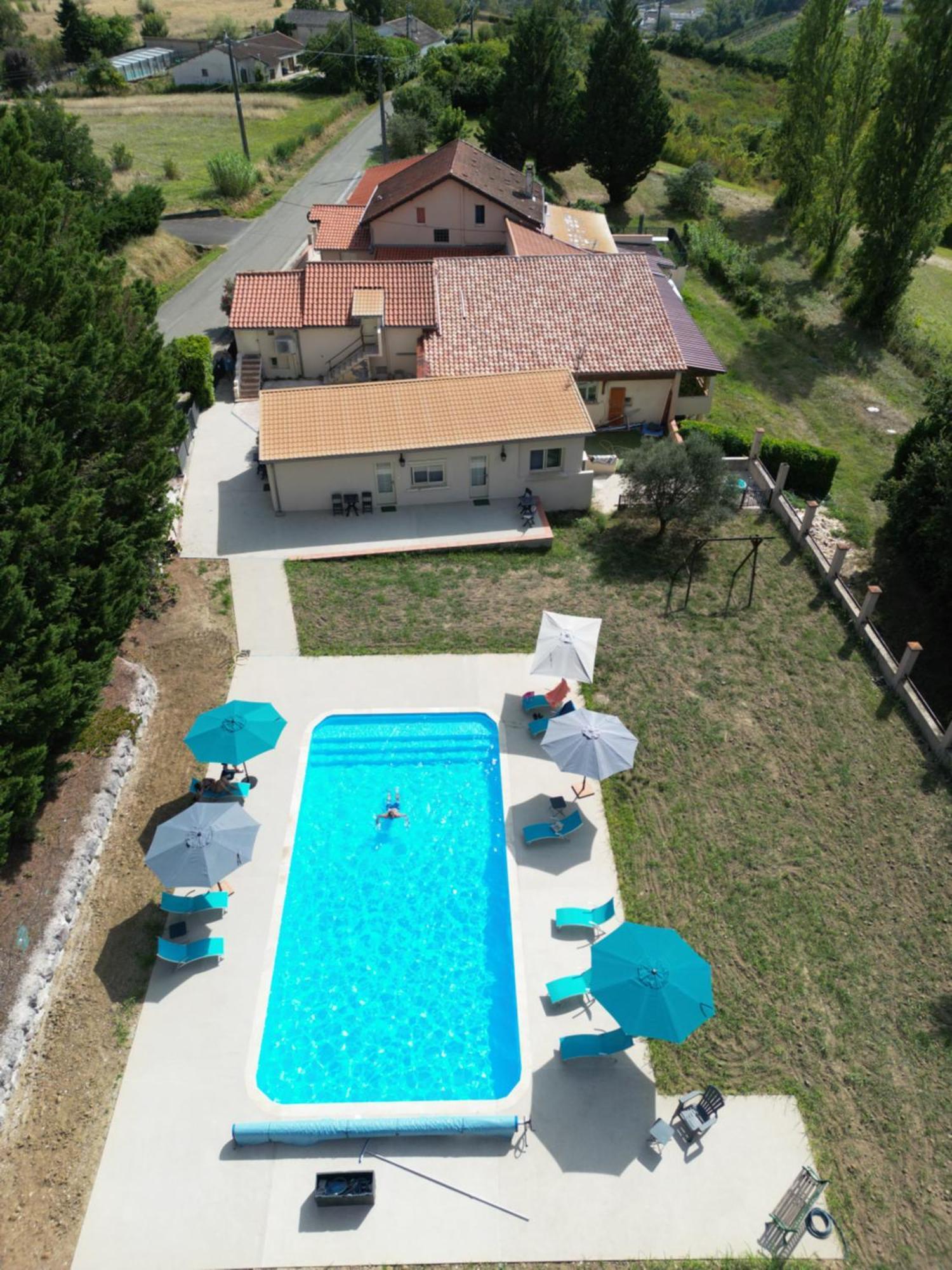 Logis Des Cretes De Pignols Hotell Moissac Eksteriør bilde